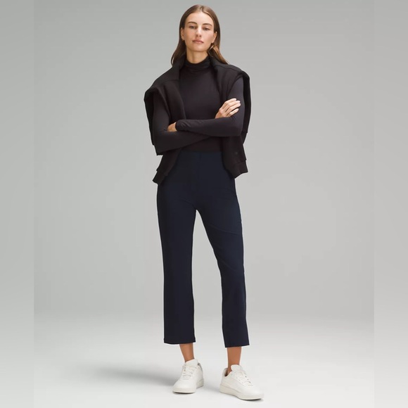 Navy Smooth Fit Pants - Picture 3 of 10